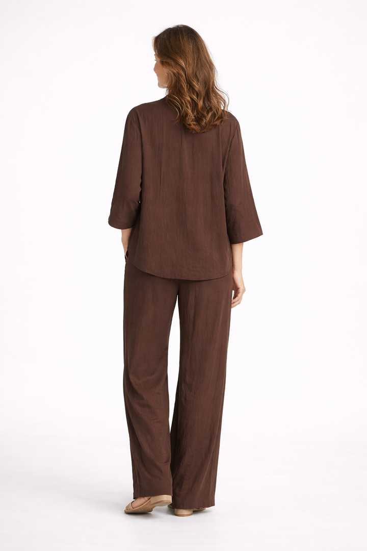Ilona | Loose V-Neck Two-Piece Set
