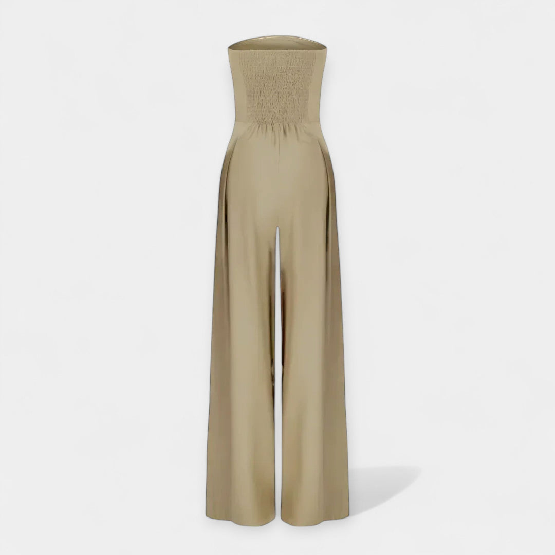Sleeveless Bustier Jumpsuit