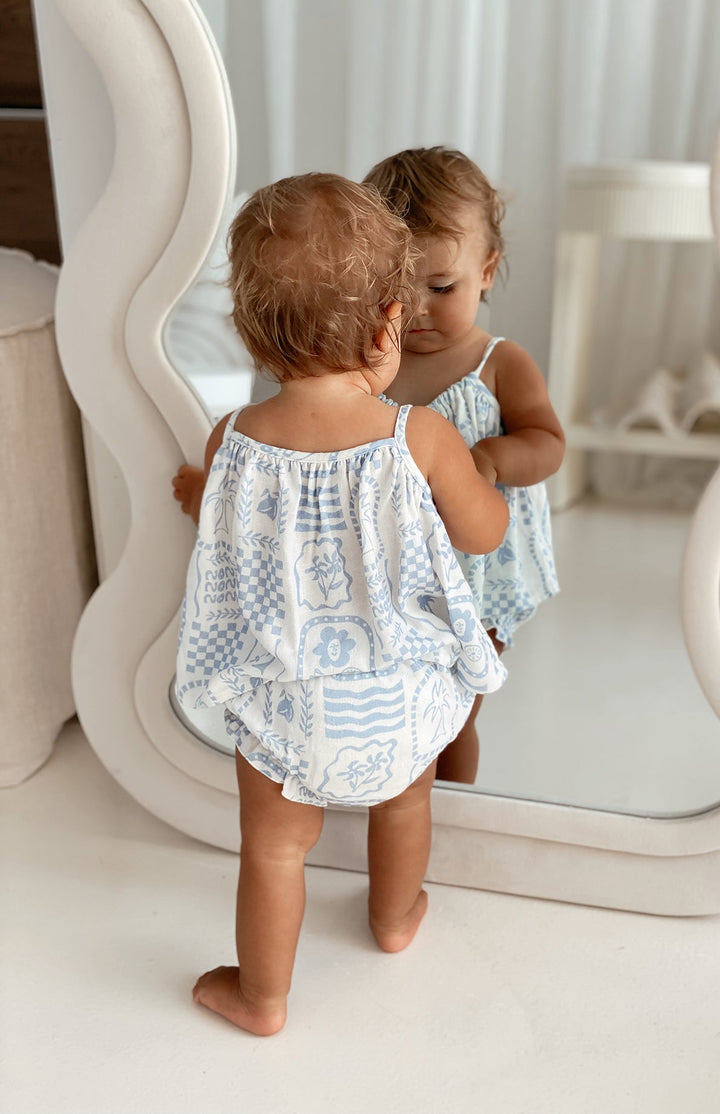 COSTA BLOOMER SET - BLUE/WHITE