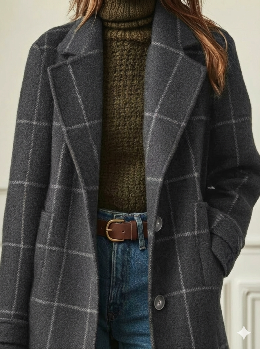 Cambridge Wool Check Coat