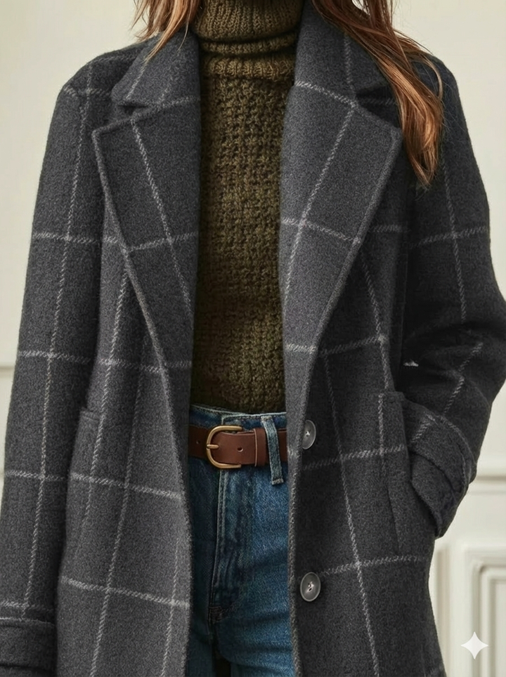 Cambridge Wool Check Coat