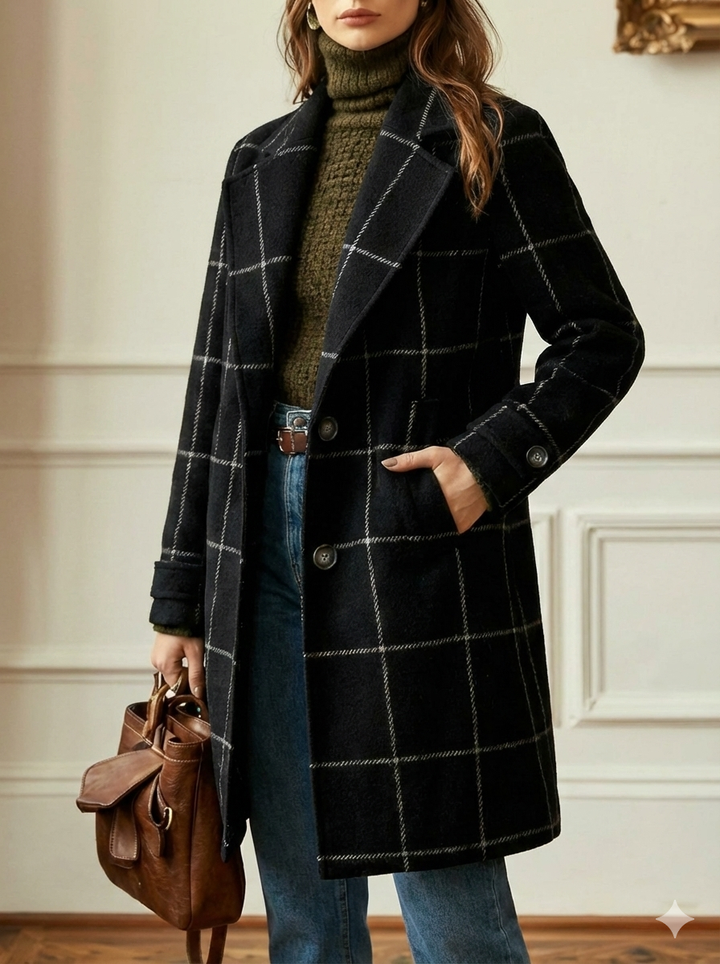 Cambridge Wool Check Coat