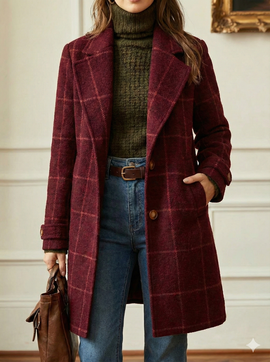 Cambridge Wool Check Coat