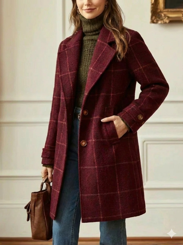 Cambridge Wool Check Coat