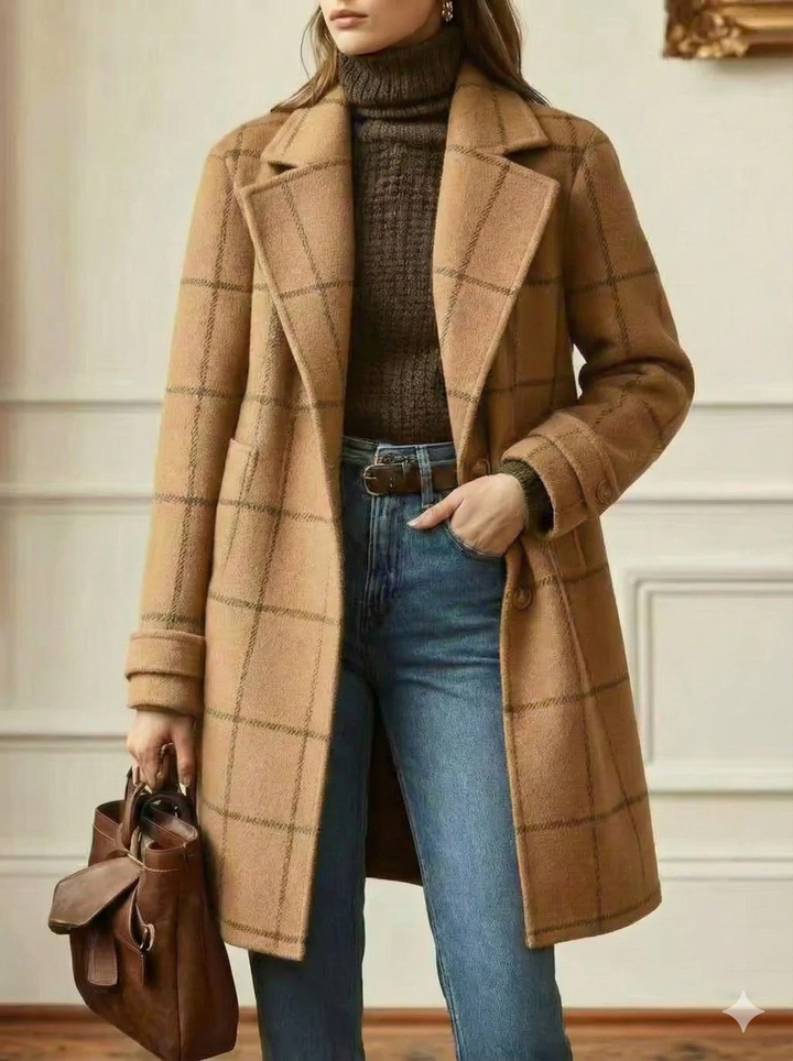 Cambridge Wool Check Coat