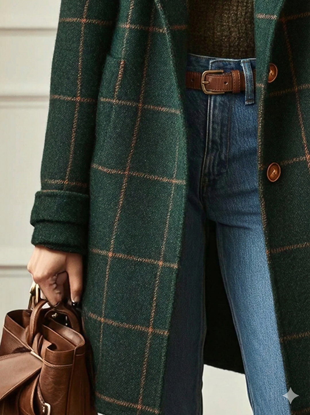 Cambridge Wool Check Coat