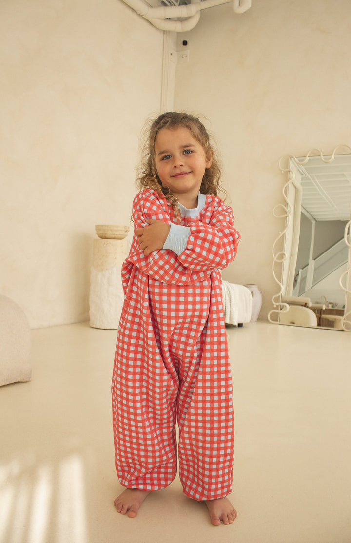 LOUNGE SUIT - CAPRI GINGHAM