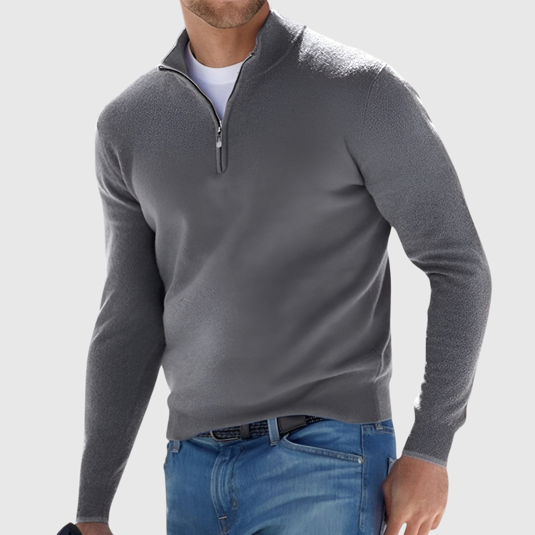 ADRIAN | LUXE ZIP-UP PULLOVER