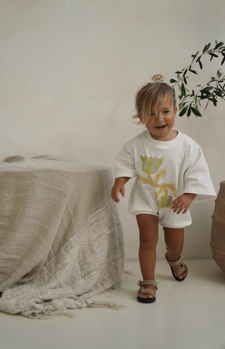 BLOOM T SHIRT ROMPER