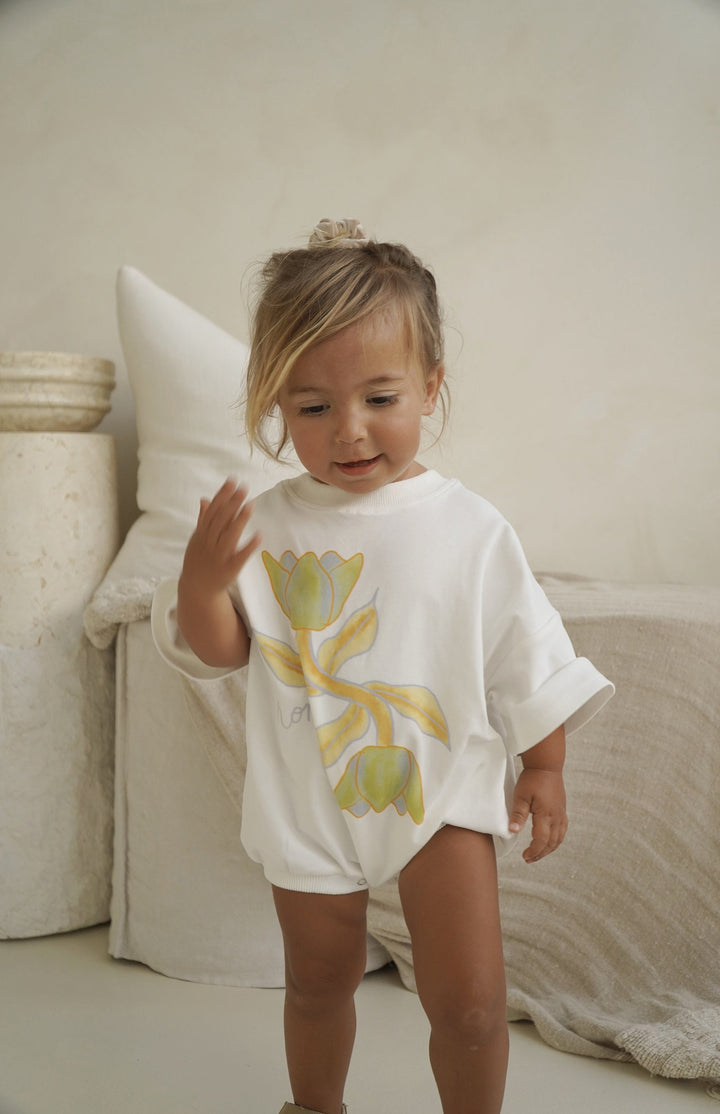 BLOOM T SHIRT ROMPER
