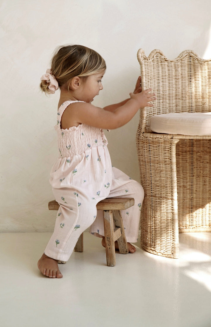 LOTTIE JUMPSUIT - BELLE FLEUR BLUSH