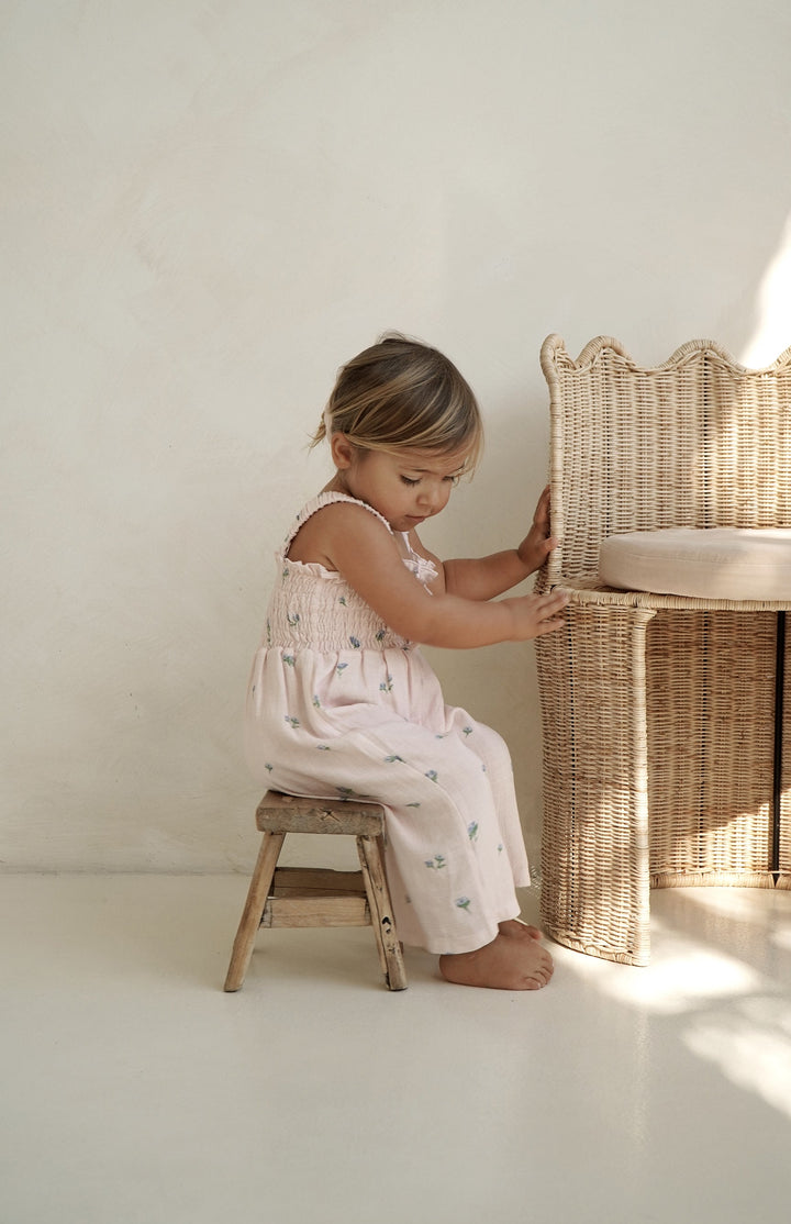 LOTTIE JUMPSUIT - BELLE FLEUR BLUSH