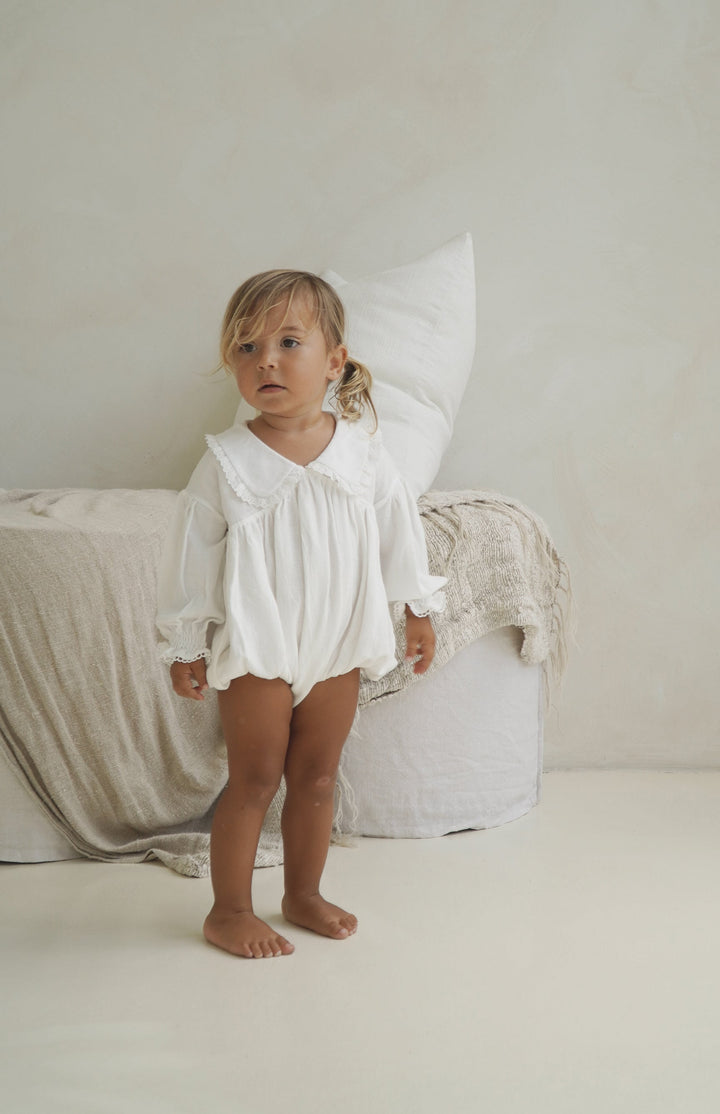 VERA ROMPER - WHITE