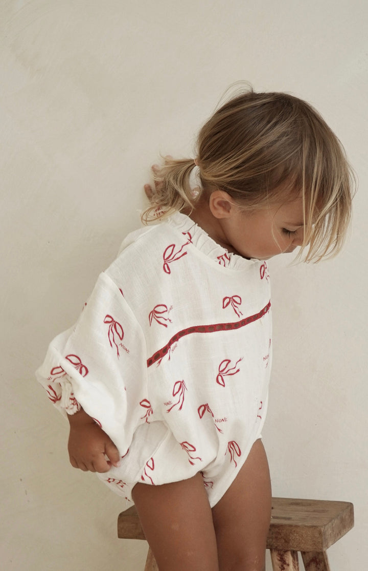 WILLOW ROMPER - BOWKNOT