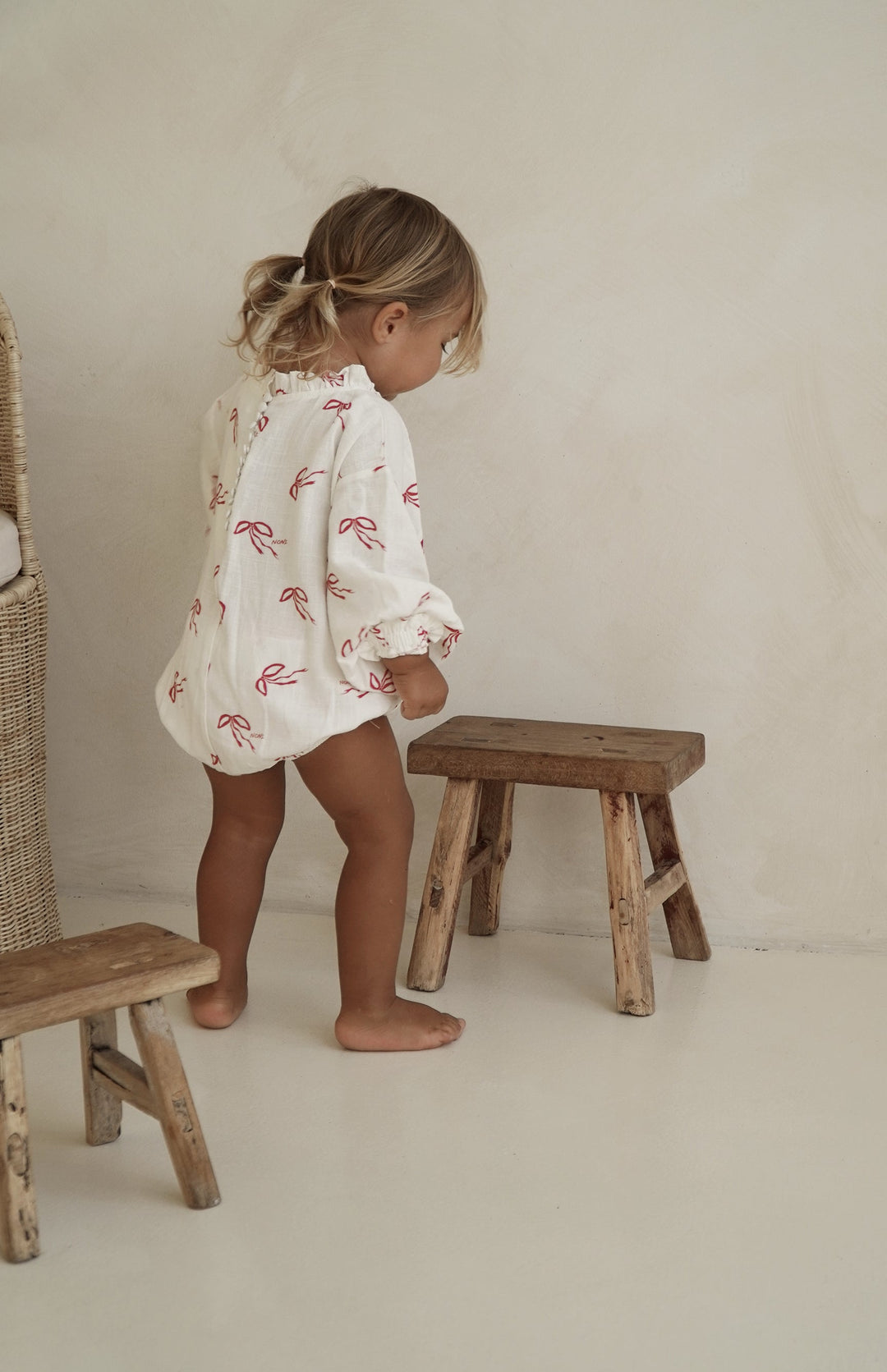 WILLOW ROMPER - BOWKNOT