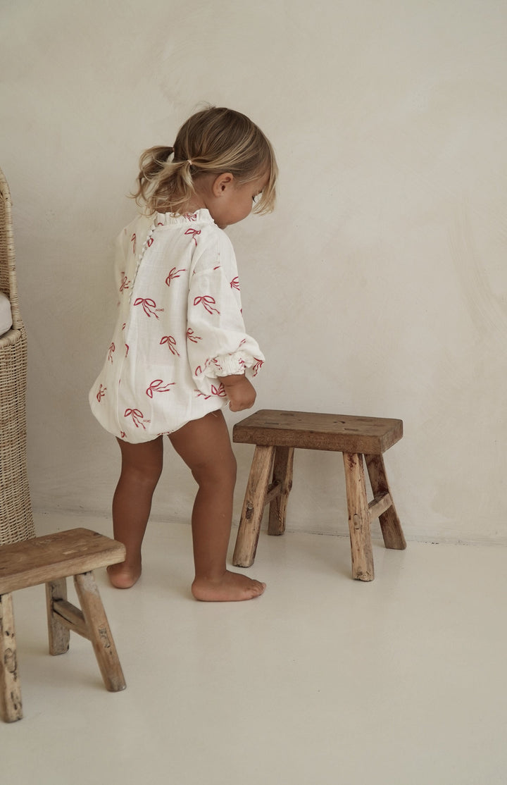 WILLOW ROMPER - BOWKNOT