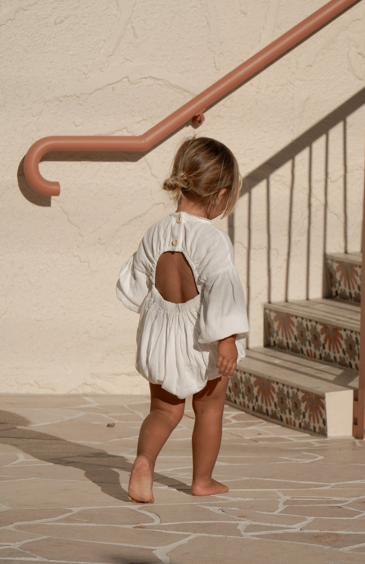 LOLLY ROMPER - WHITE