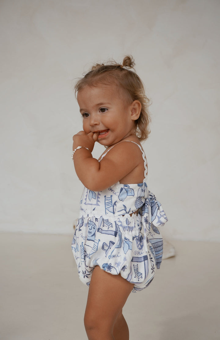SANTORINI RIC RAC ROMPER