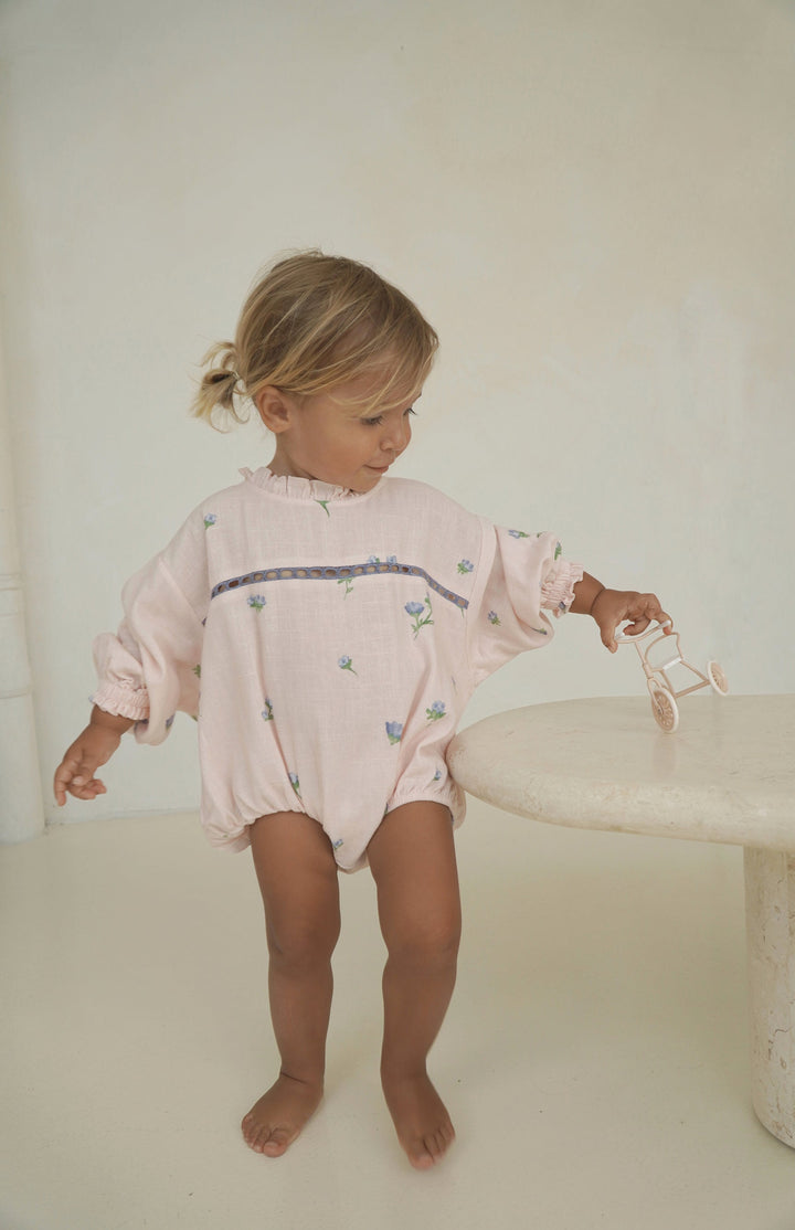 BELLE FLEUR ROMPER - BLUSH
