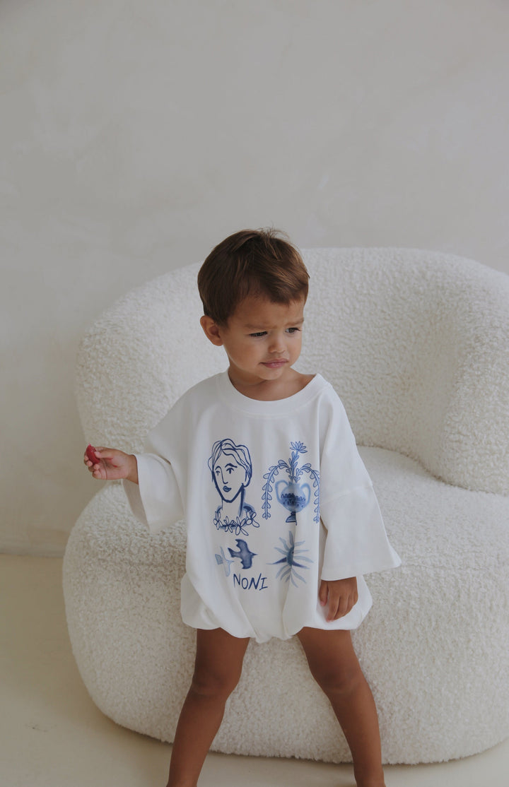 AZURE ISLA T SHIRT ROMPER