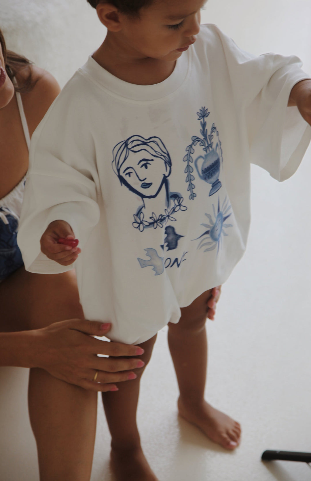 AZURE ISLA T SHIRT ROMPER