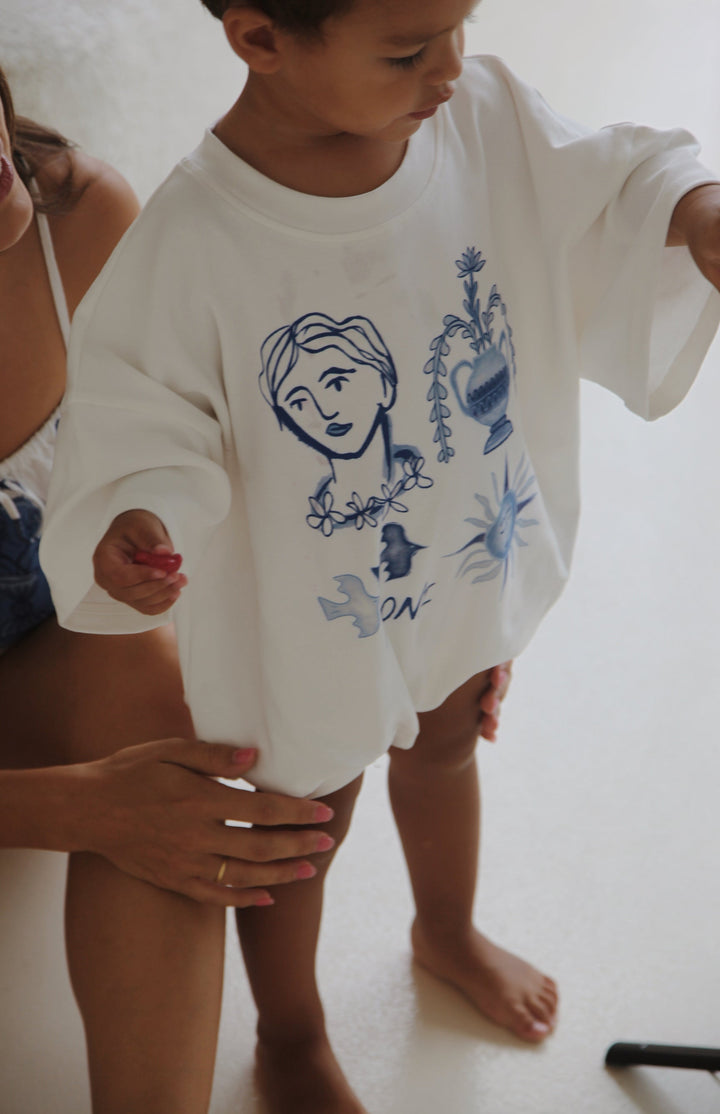 AZURE ISLA T SHIRT ROMPER