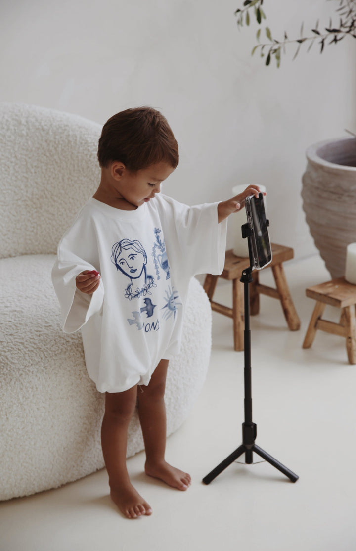 AZURE ISLA T SHIRT ROMPER
