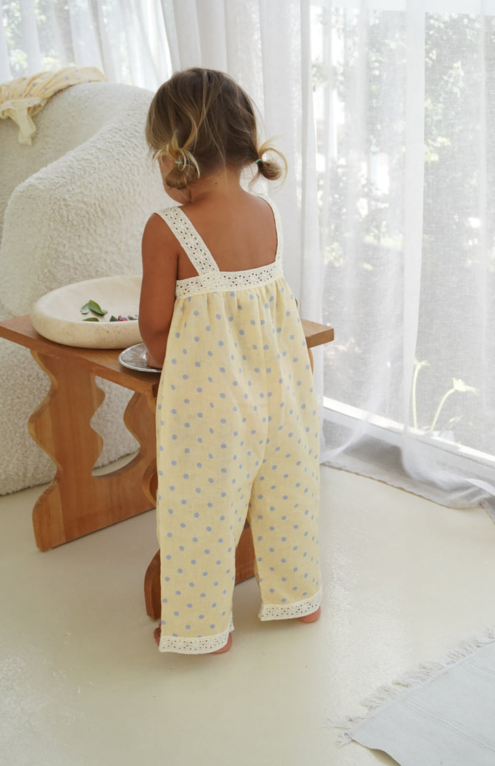 SASKIA JUMPSUIT - LIMON BLEU