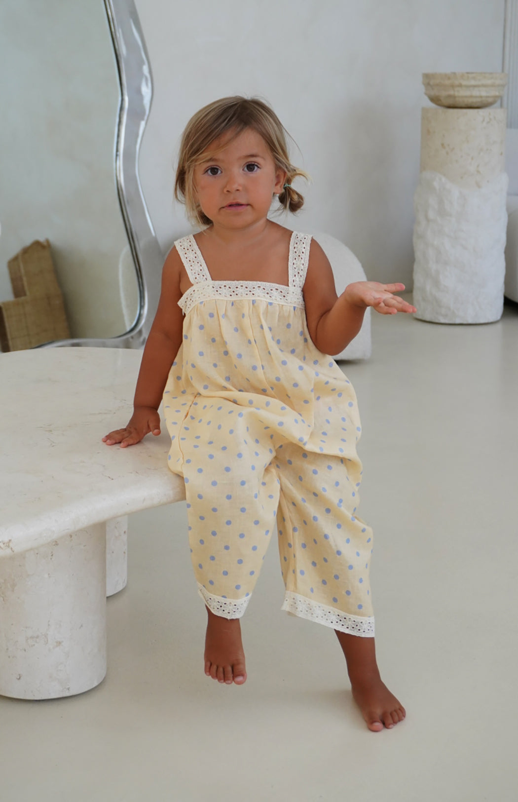 SASKIA JUMPSUIT - LIMON BLEU