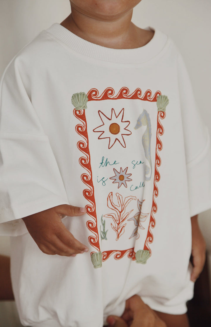BEACHCOMBER T SHIRT ROMPER