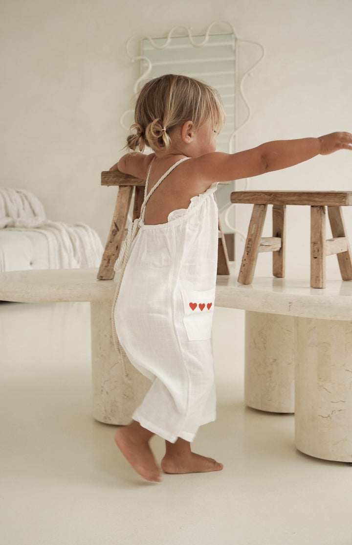 LOVE HEART ROPE JUMPSUIT