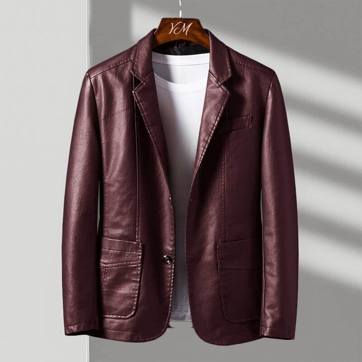 ALESSANDRO | LEATHER BLAZER