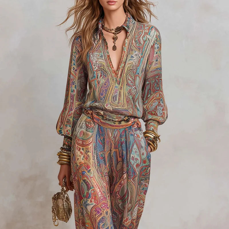 Sienna | Boho Women’s Relaxed Fit Two-Piece Set