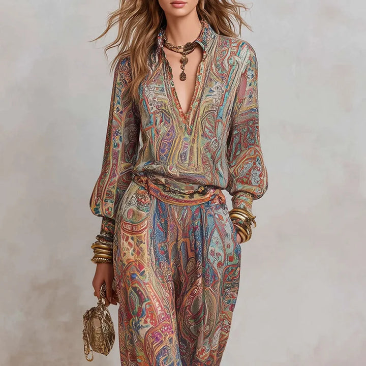 Sienna | Boho Women’s Relaxed Fit Two-Piece Set