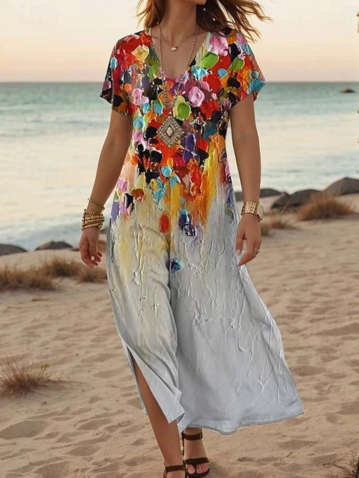 Solene | Colourful Bohemian Dress