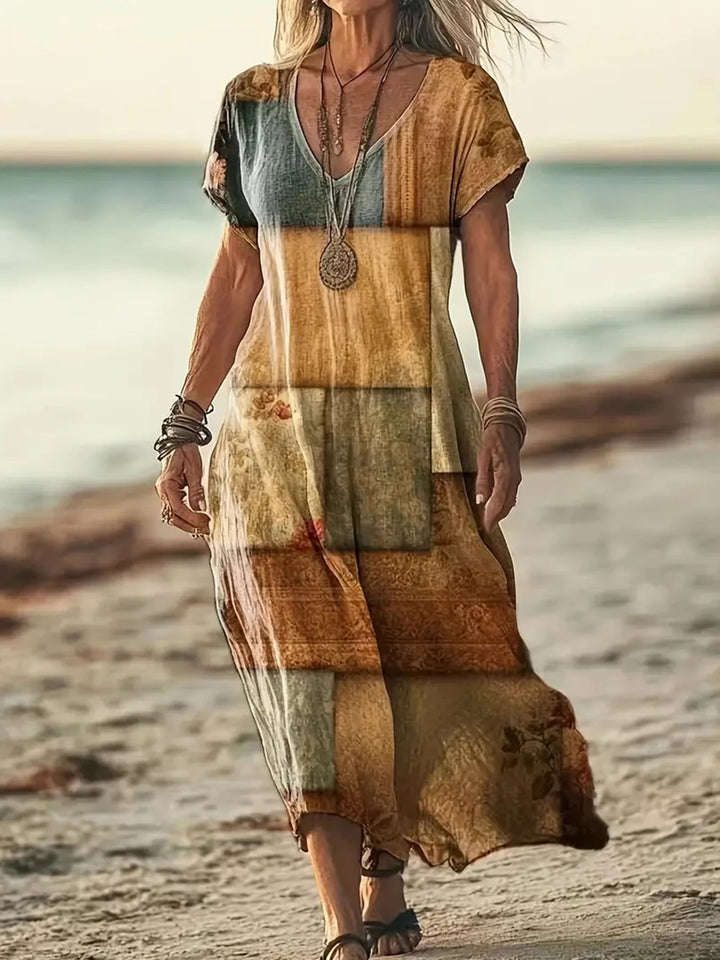 Solene | Colourful Bohemian Dress