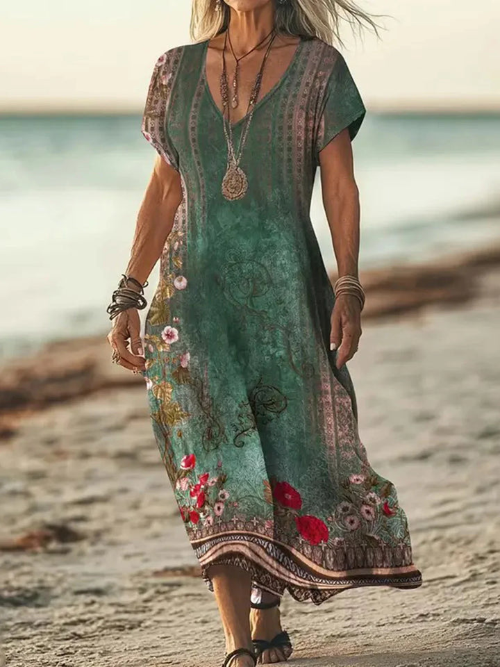 Solene | Colourful Bohemian Dress
