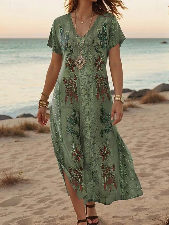 Solene | Colourful Bohemian Dress