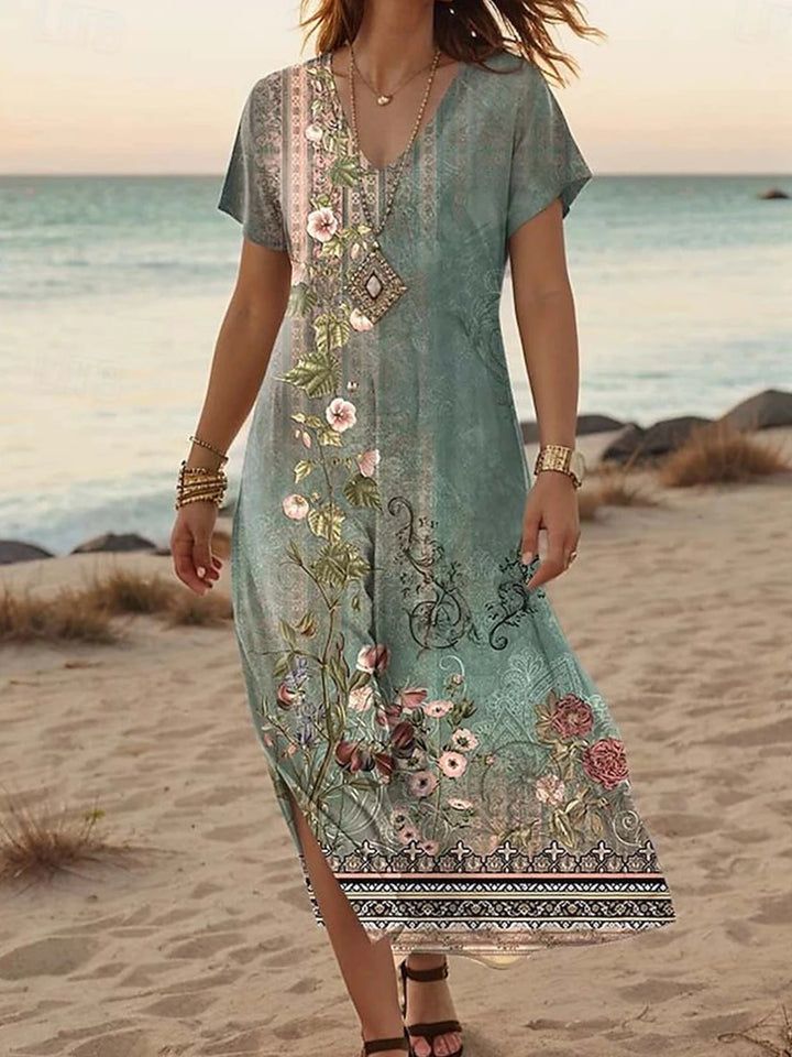 Solene | Colourful Bohemian Dress