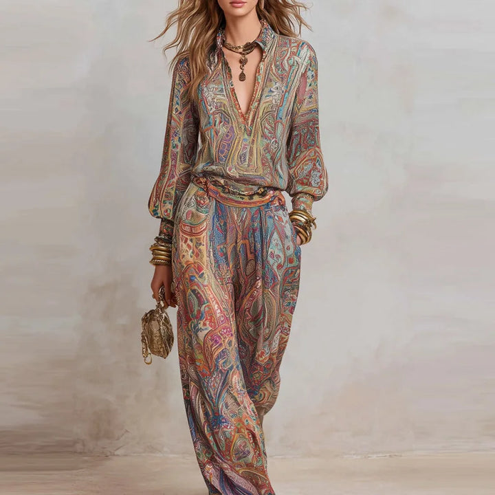 Sienna | Boho Women’s Relaxed Fit Two-Piece Set