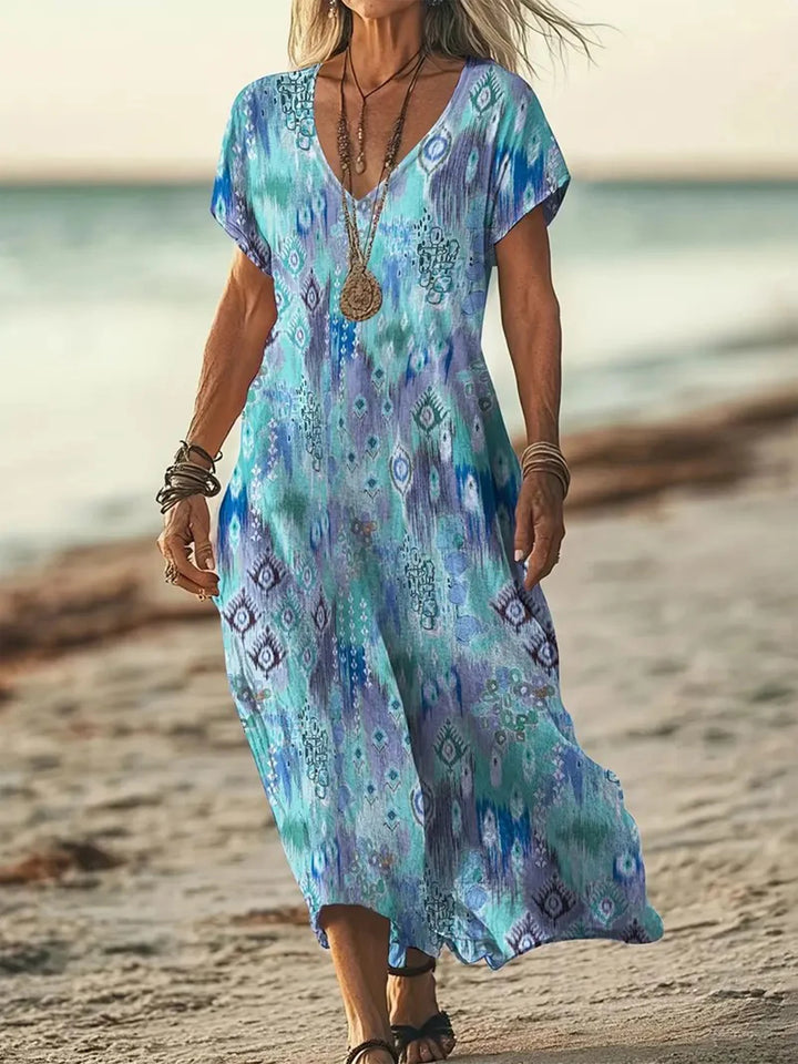 Solene | Colourful Bohemian Dress