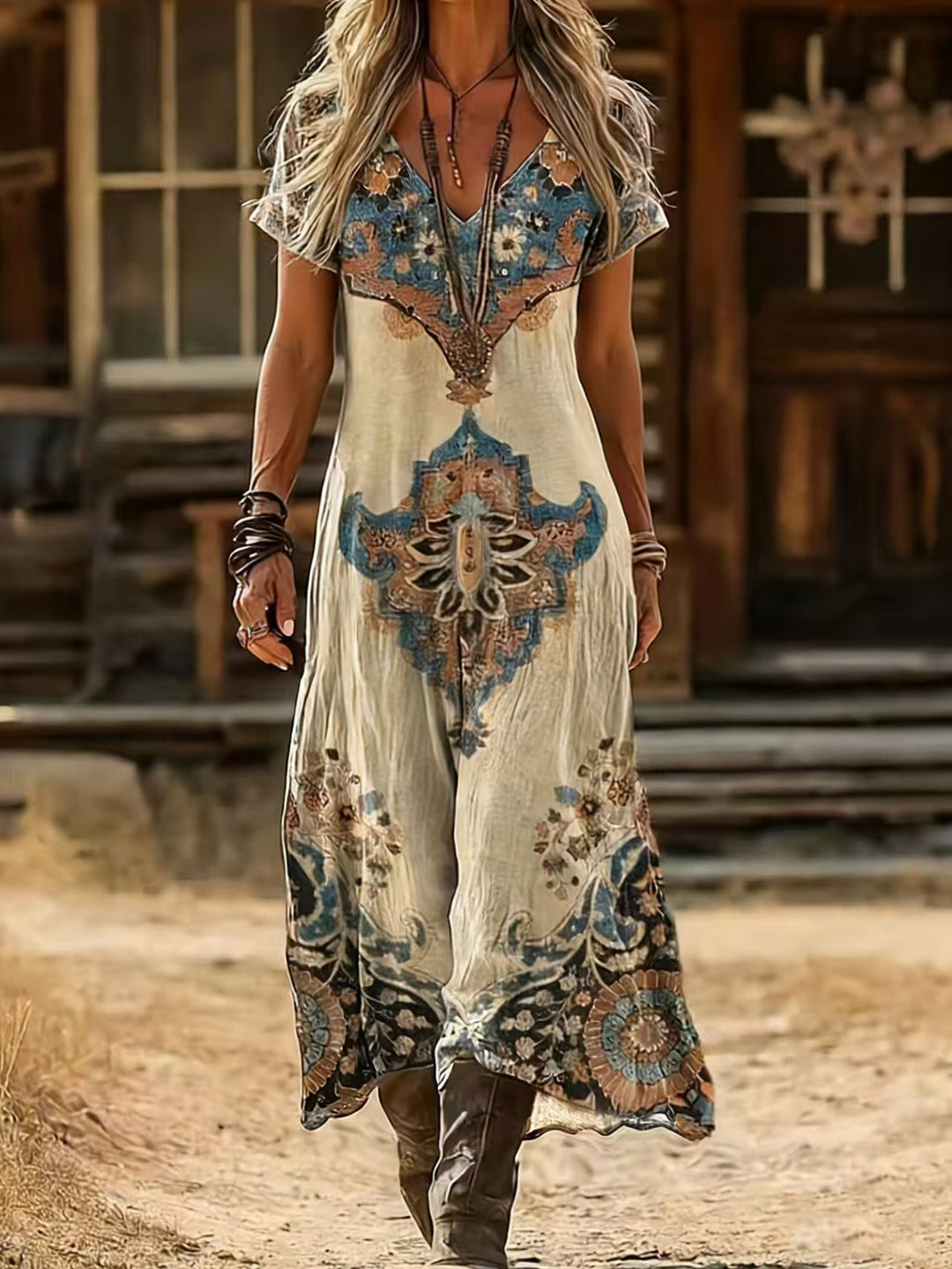 Germana | Vintage Bohemian Dress
