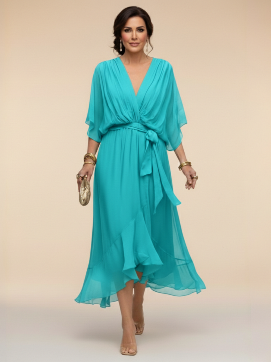 Isabella | Chiffon Midi Dress