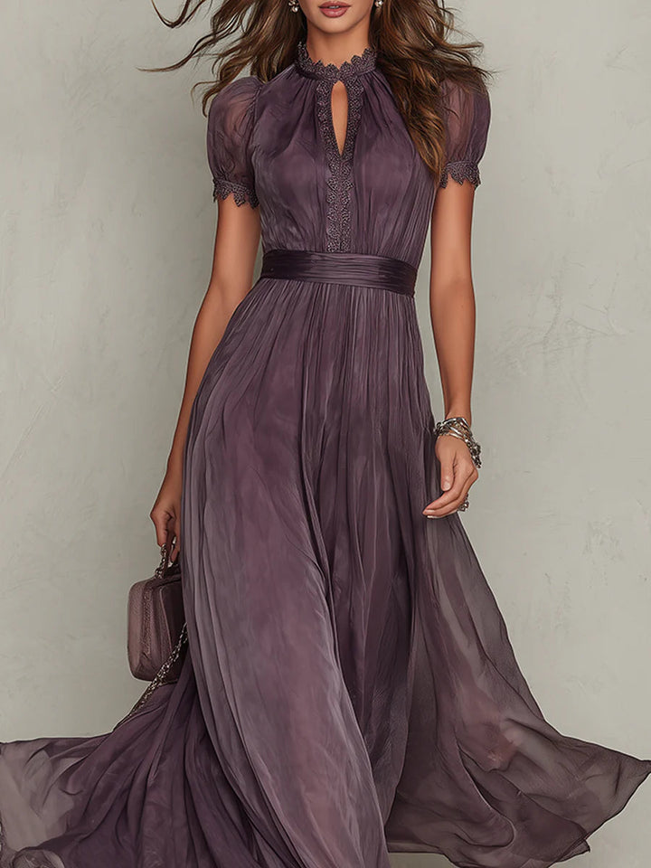 Ottavia | Vintage Elegant Chiffon Maxi Dress