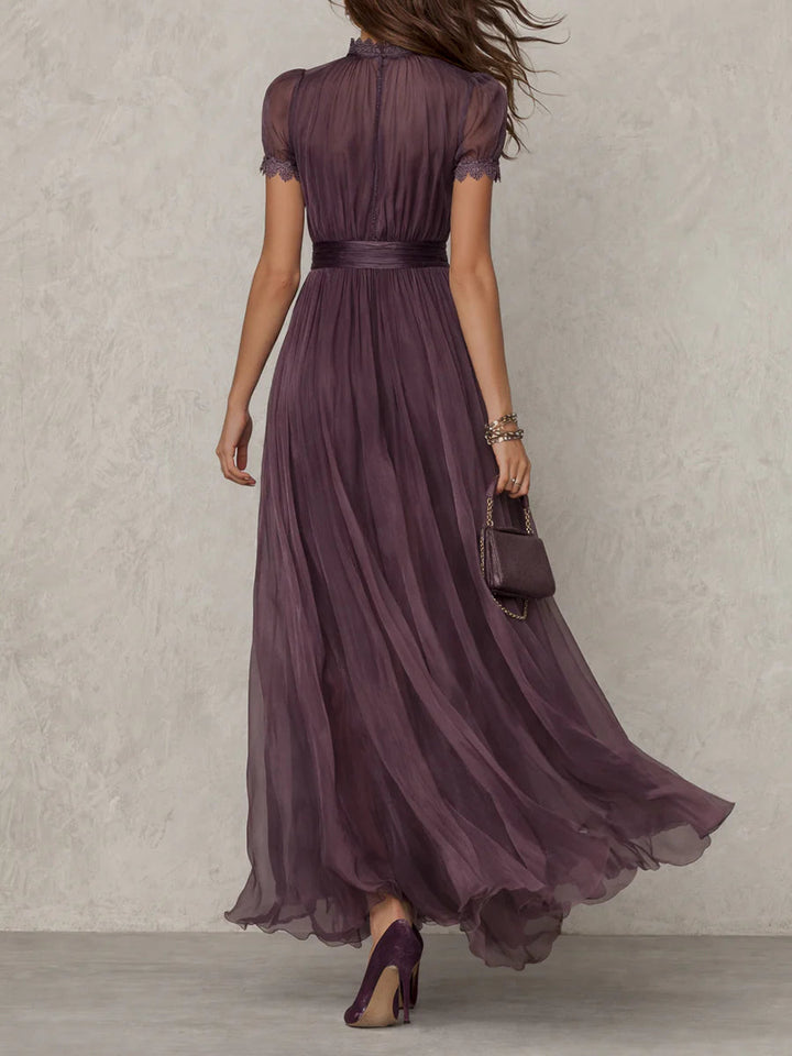 Ottavia | Vintage Elegant Chiffon Maxi Dress