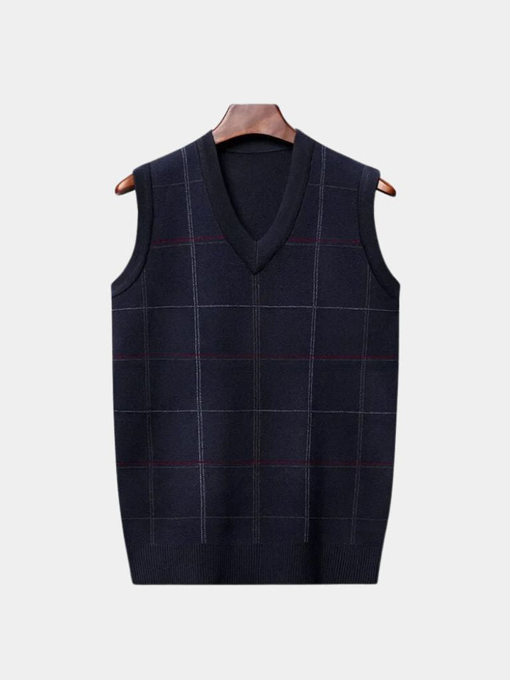 Kinit Checked Academic Waistcoat