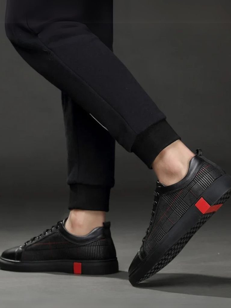 Black Leather Loafers