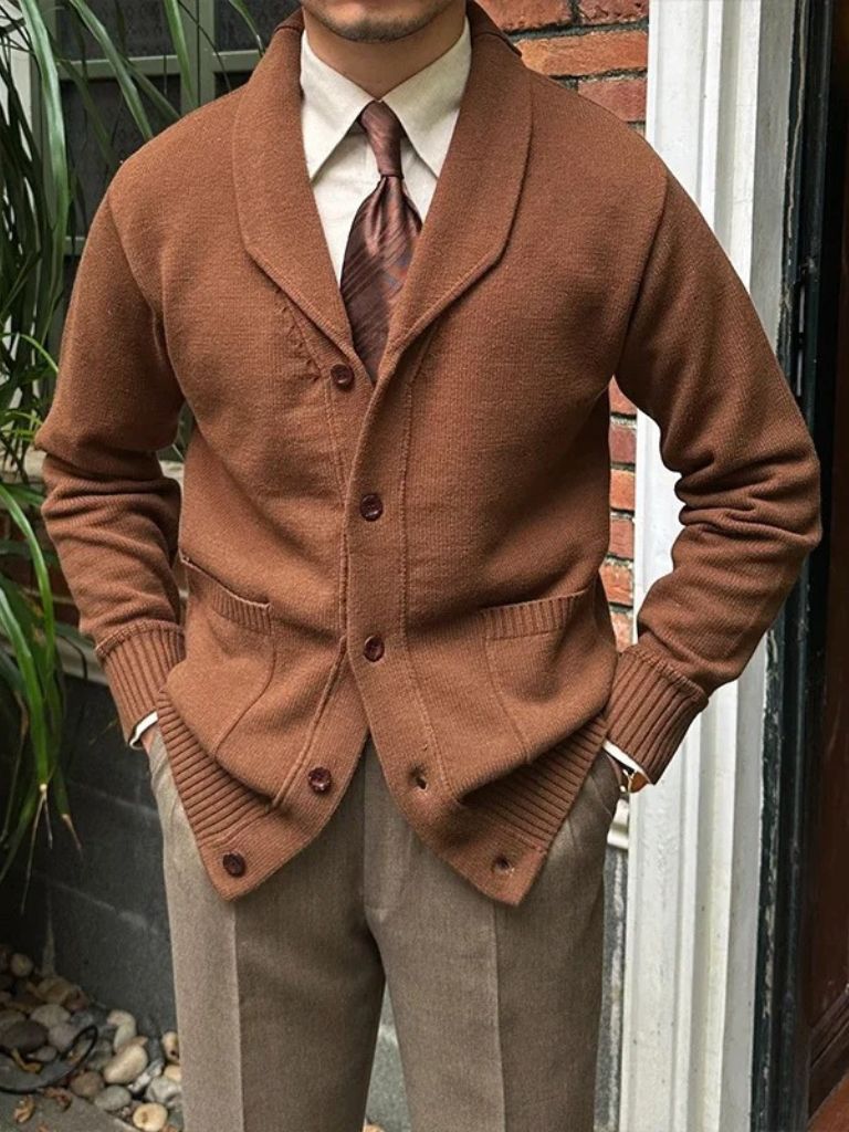 British Cardigan Sweater