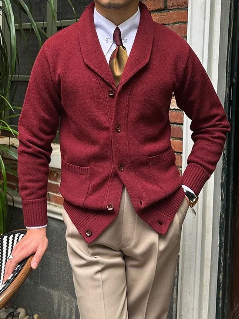 British Cardigan Sweater