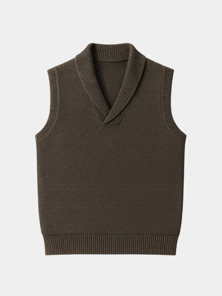 British Knit Knitted Waistcoat